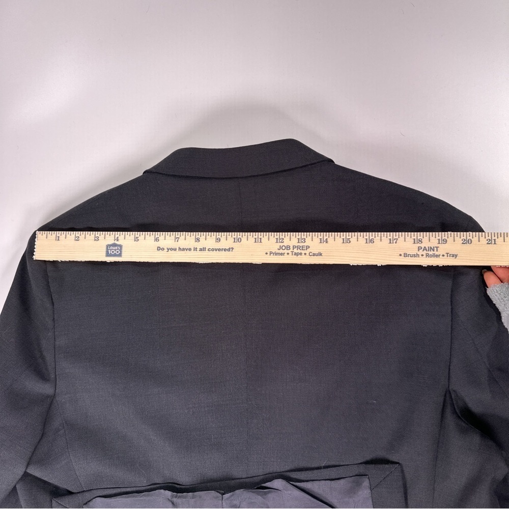 Joseph Abboud Mens Wool Suit Super 100s Gray 46X Long - Picture 12 of 16